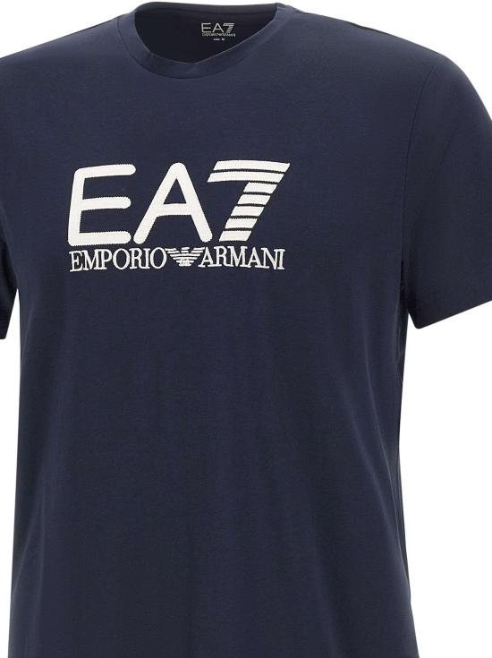 26SS 엠포리오 아르마니 반팔 티셔츠 7M000899AF10373MB332 NAVY - EMPORIO ARMANI