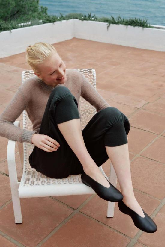  베가본드 플랫 슈즈 바가본드 알레야 플랫 블랙 - VAGABOND