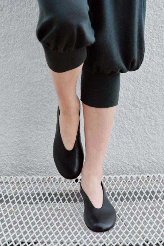  베가본드 플랫 슈즈 바가본드 알레야 플랫 블랙