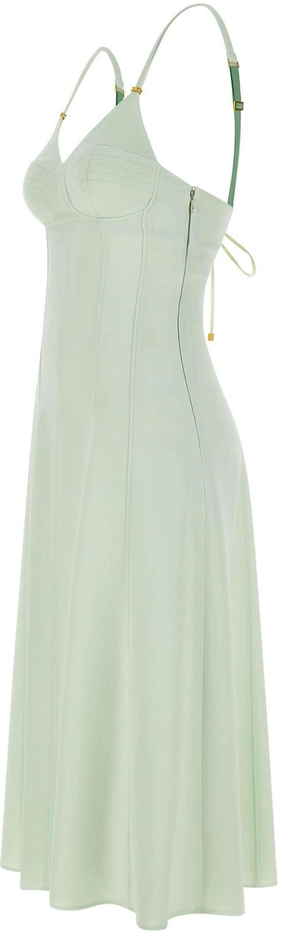 25SS 엘리자베타프랜치 롱 원피스 AB74852E2124 LIME - ELISABETTA FRANCHI