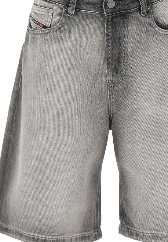 26SS 디젤 드-사이어-쇼트-Fsi 쇼츠 인 소프트 스켈레톤 데님 A2383609P2802 LICHTGREY - DIESEL
