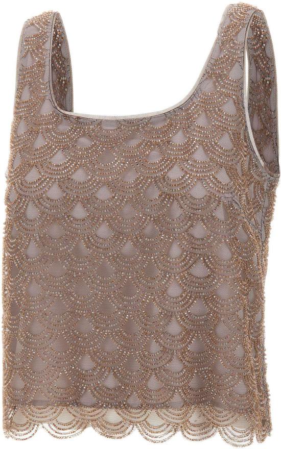26SS 로테이트 민소매 티셔츠 1156361256 TAUPE