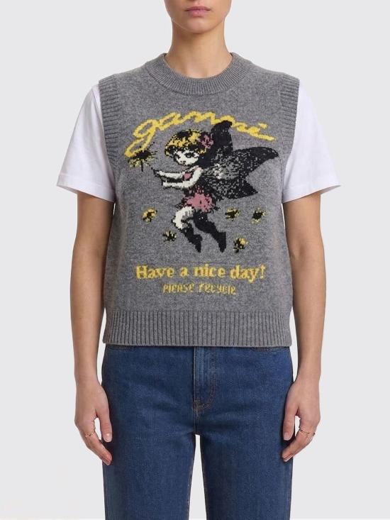 26SS 가니 베스트 A1070269 920 Grey