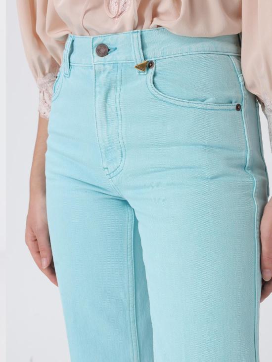26SS 끌로에 데님 팬츠 CH26UDP11252 47D Turquoise - CHLOE