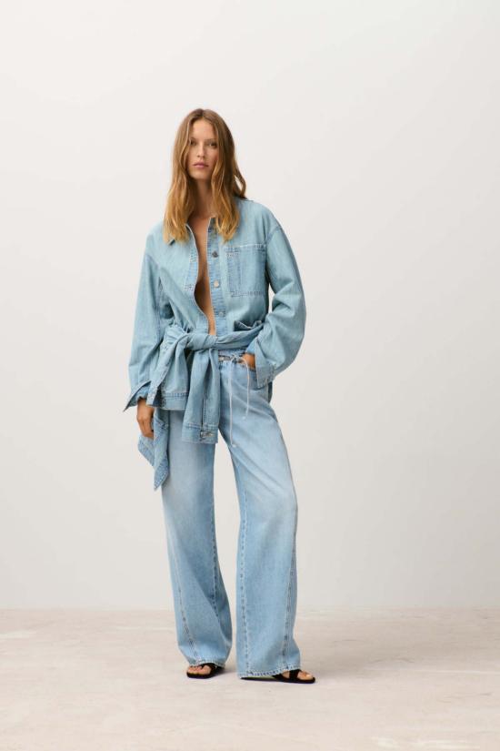  클로즈드 데님 팬츠 파리 X 릴렉스드 진 라이트 블루 - CLOSED