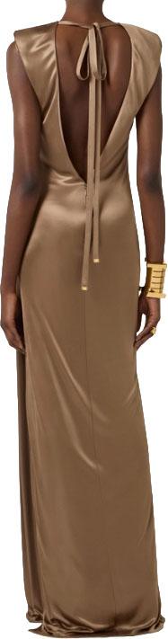 26SS 엘리자베타프랜치 롱 원피스 ABR2461E2229 BEIGE - ELISABETTA FRANCHI