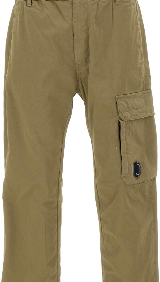 26SS 씨피 컴퍼니 스트레치 사틴 레귤러 카고 팬츠 20CMPA135A005694G644 DONKERGREEN - C.P. COMPANY