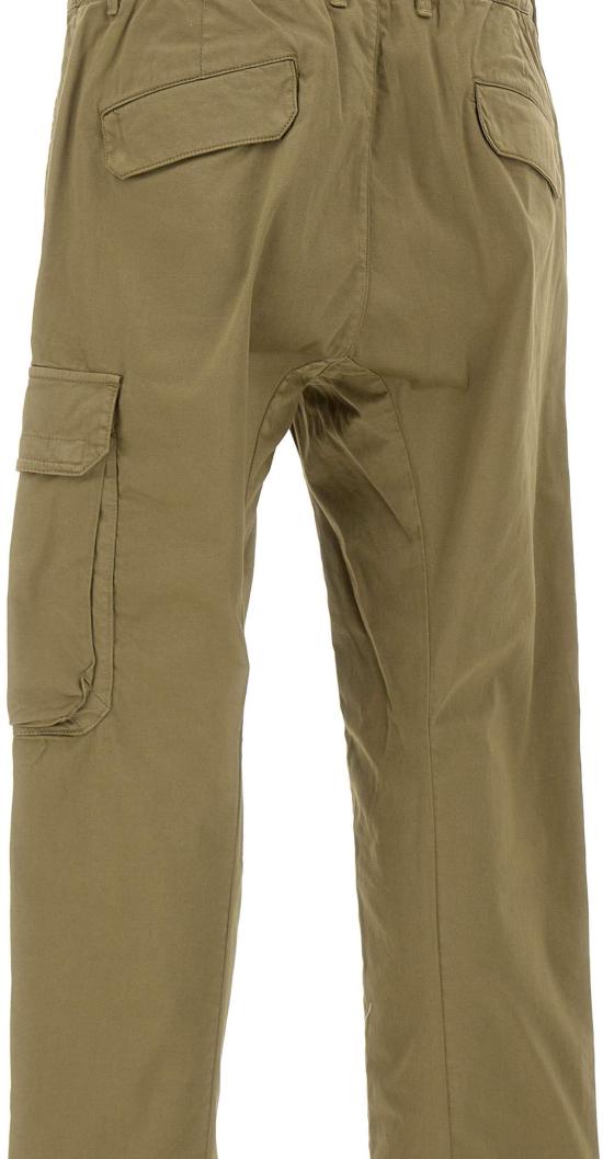 26SS 씨피 컴퍼니 스트레치 사틴 레귤러 카고 팬츠 20CMPA135A005694G644 DONKERGREEN - C.P. COMPANY