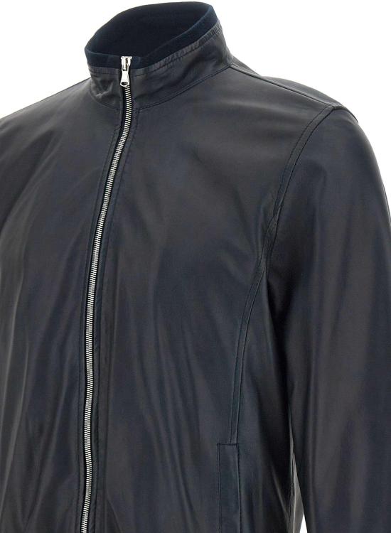 26SS 발바 가죽 자켓 482000006 NAVY - BARBA