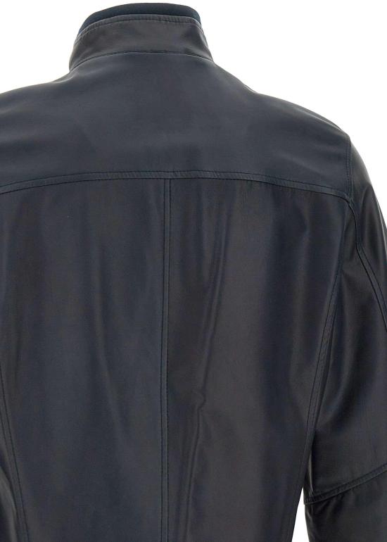 26SS 발바 가죽 자켓 482000006 NAVY - BARBA