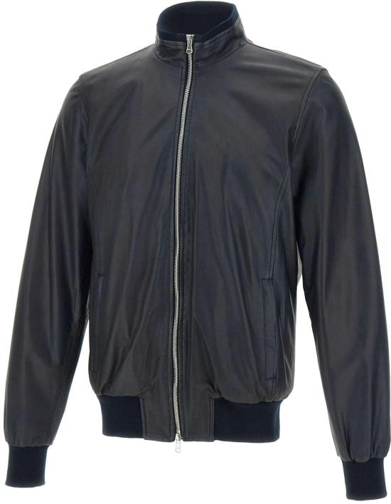 26SS 발바 가죽 자켓 482000006 NAVY