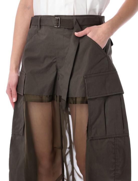 26SS 사카이 스트레이트 팬츠 2608441 531 DARK KHAKI - SACAI