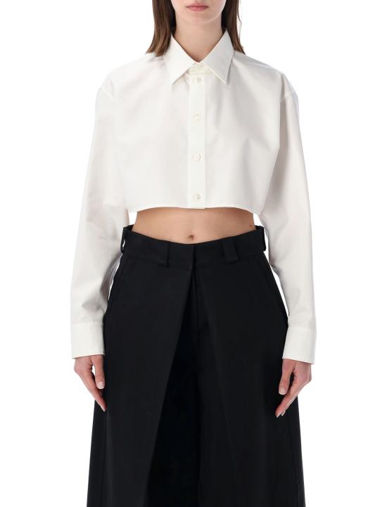 26SS 발렌시아가 셔츠 872327TUM18 9000 WHITE