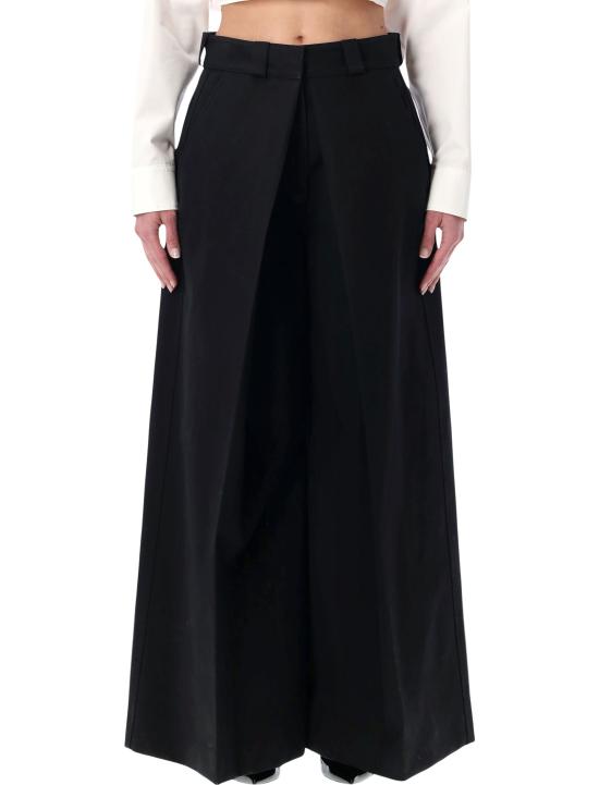 26SS 발렌시아가 스트레이트 팬츠 872314TUP14 1000 BLACK