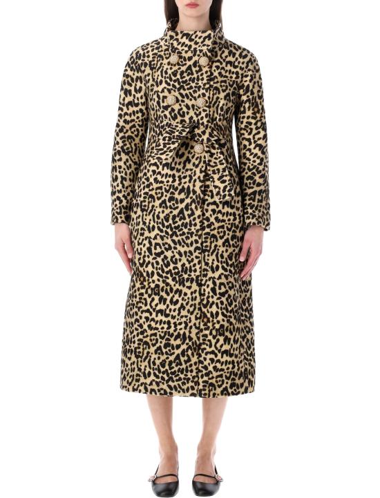 25FW 발렌티노 가라바니 트렌치 코트 7B3CA7YO9G7 AN2 ANIMALIER