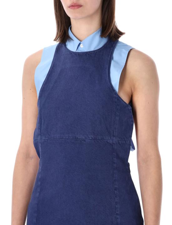 26SS 미우미우 숏 원피스 MF634519JY F0021 INCHIOSTRO - MIU MIU