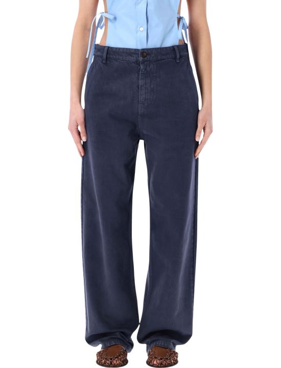 26SS 미우미우 스트레이트 팬츠 MP197019JY F063H INK BLUE