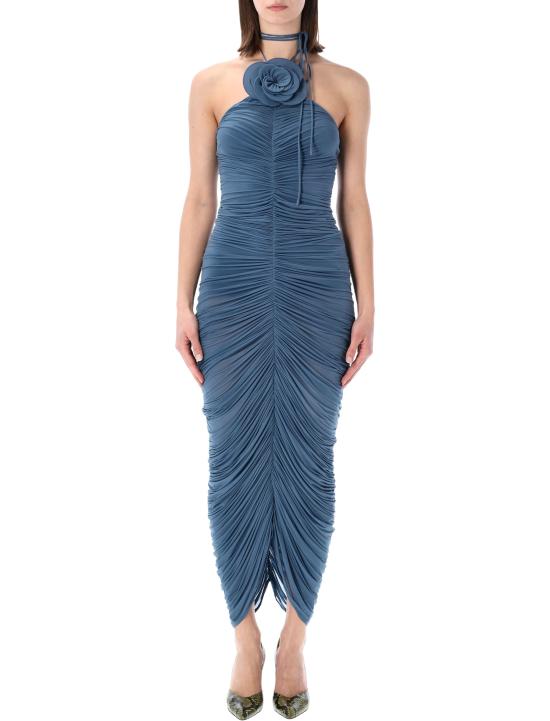 26SS 마그다뷰트림 롱 원피스 267526 BLUE