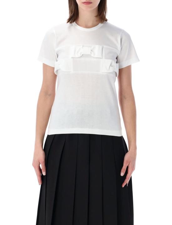 26SS 꼼데가르송 반팔 티셔츠 NQT003 1 WHITE