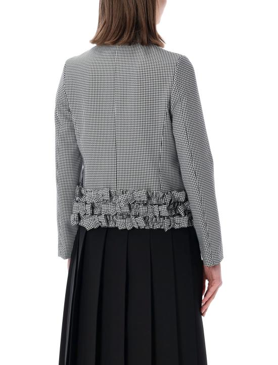 26SS 꼼데가르송 자켓 NQJ002 1 BLACK WHITE - COMME DES GARCONS