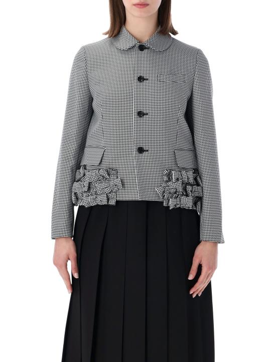 26SS 꼼데가르송 자켓 NQJ002 1 BLACK WHITE