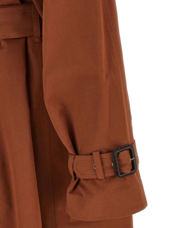 26SS 생로랑 트렌치 코트 851259Y6J952089 MARRONE - SAINT LAURENT