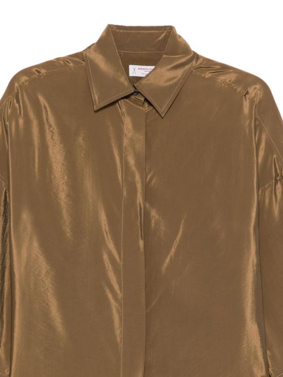26SS 알베르토비아니 블라우스 MM868VI009317 MARRONE - ALBERTO BIANI