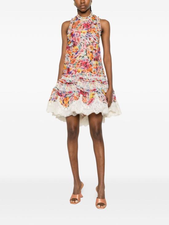 26SS 짐머만 롱 원피스 7448DS261MUFL RED - ZIMMERMANN