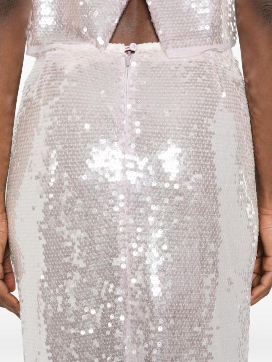 26SS 포르테포르테 롱 스커트 14894MYSKIRTCHARME ARGENTO - FORTE FORTE