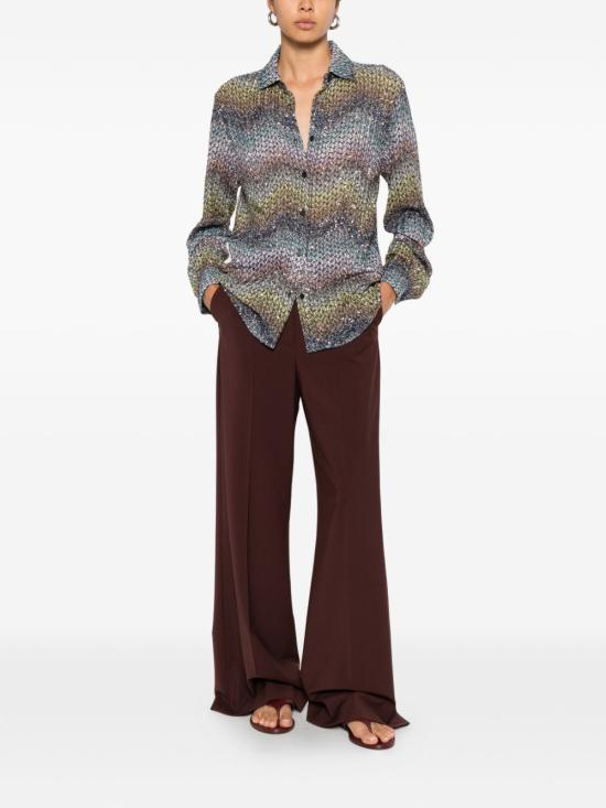 26SS 미소니 블라우스 DS26SJ0ZBC0065SMSNS BLU - MISSONI