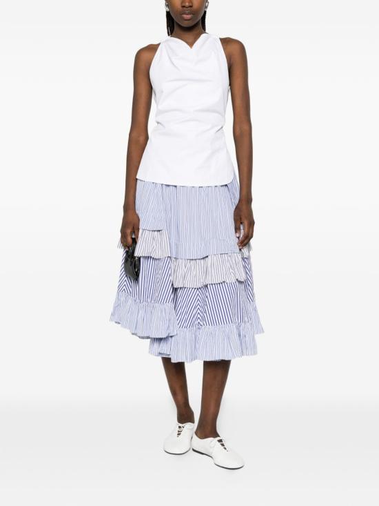 26SS 꼼데가르송 미디 스커트 RQS0100511 AZZURRO - COMME DES GARCONS