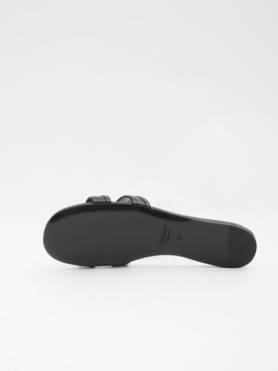 26SS 생로랑 뮬/슬리퍼 86185325V001000 NERO - SAINT LAURENT