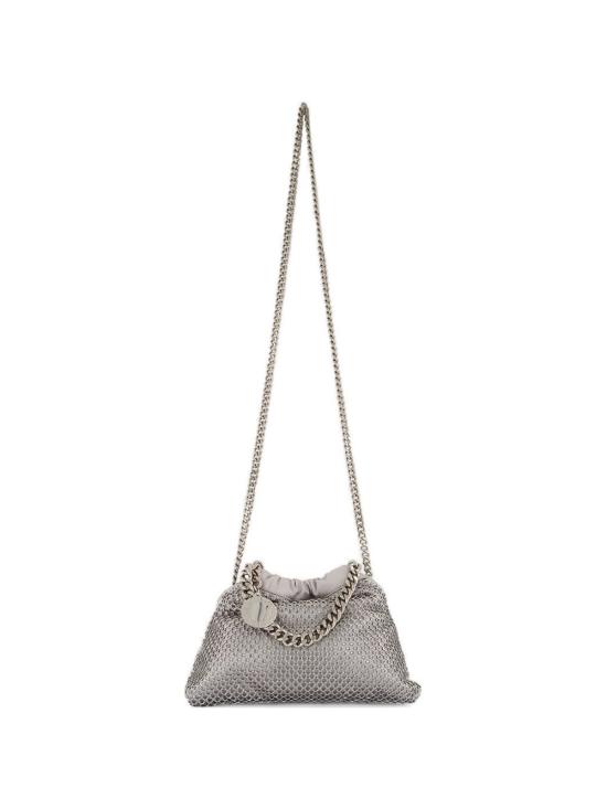 26SS 스텔라 맥카트니 팔라벨라 드로스트링 숄더백 7B0144WP07018101 SILVER