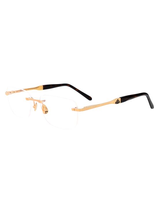 25FW 마이바흐 아이웨어 안경 THE CONQUEST I CHGAAQZ65 CHAMPAGNE GOLD PLATED - MAYBACH EYEWEAR