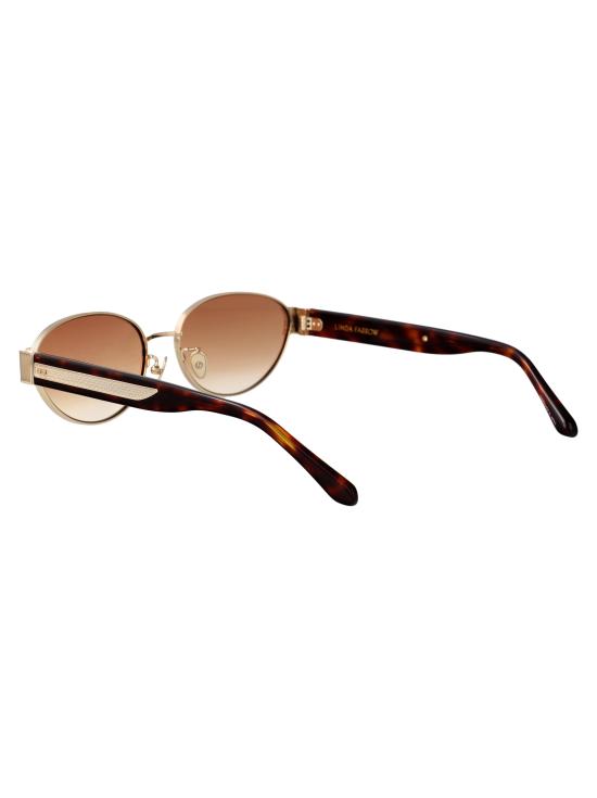 26SS 린다페로우 선글라스 LFL1656C2SUN 02 LIGHT GOLD DARK T SHELL CAMEL GRAD - LINDA FARROW