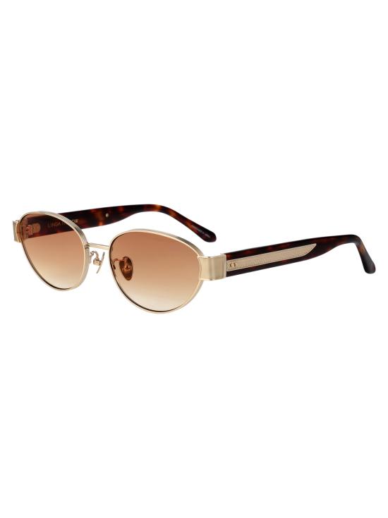 26SS 린다페로우 선글라스 LFL1656C2SUN 02 LIGHT GOLD DARK T SHELL CAMEL GRAD - LINDA FARROW