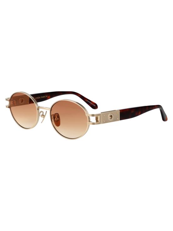 26SS 린다페로우 선글라스 LFL1657C2SUN 02 LIGHT GOLD DARK T SHELL CAMEL GRAD - LINDA FARROW