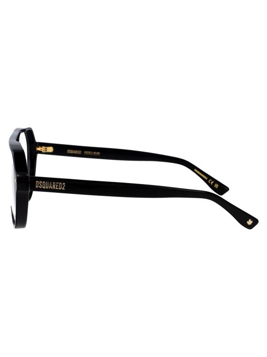 26SS 디스퀘어드2 안경 D2 0204 807 BLACK - DSQUARED2