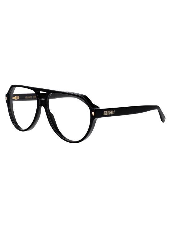 26SS 디스퀘어드2 안경 D2 0204 807 BLACK - DSQUARED2