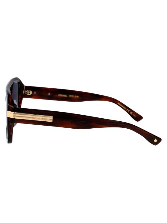 26SS 디스퀘어드2 선글라스 D2 0197S EX4 BROWN HORN - DSQUARED2