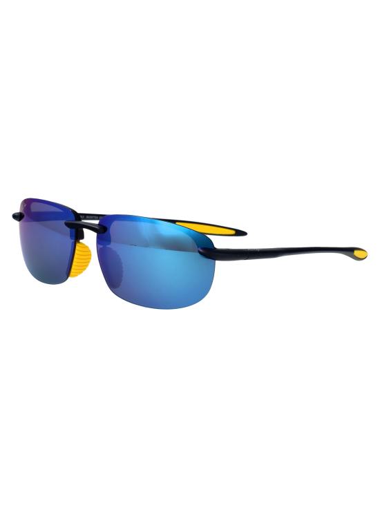 26SS 마우이짐 선글라스 B67703B 3B BLUE HOOKIPA ULTRA AF MTT DRK BLU W YLW - MAUI JIM