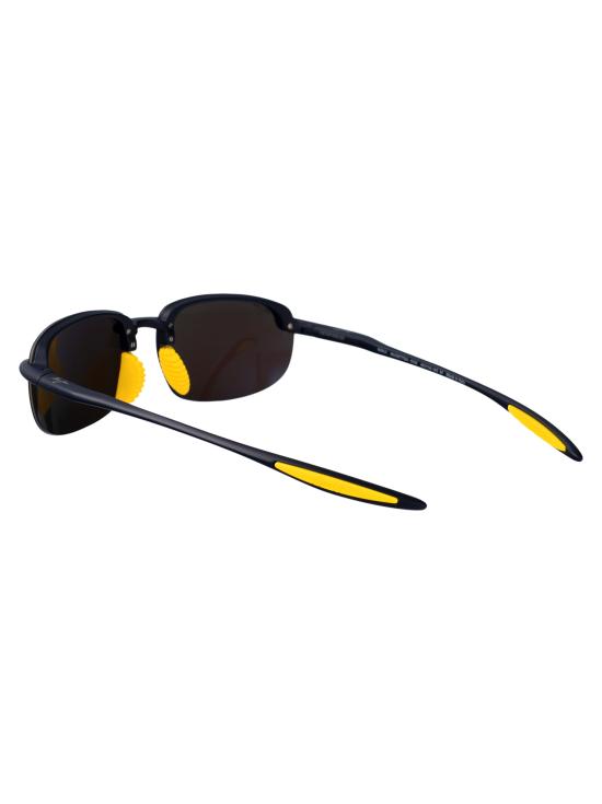26SS 마우이짐 선글라스 B67703B 3B BLUE HOOKIPA ULTRA AF MTT DRK BLU W YLW - MAUI JIM