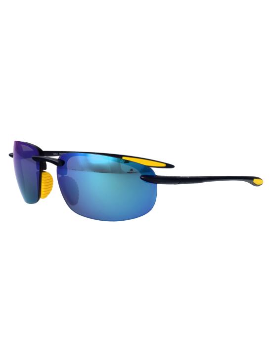 26SS 마우이짐 선글라스 B67603B 3B BLUE HOOKIPA ULTRA MTT DRK BLUE W YLW - MAUI JIM