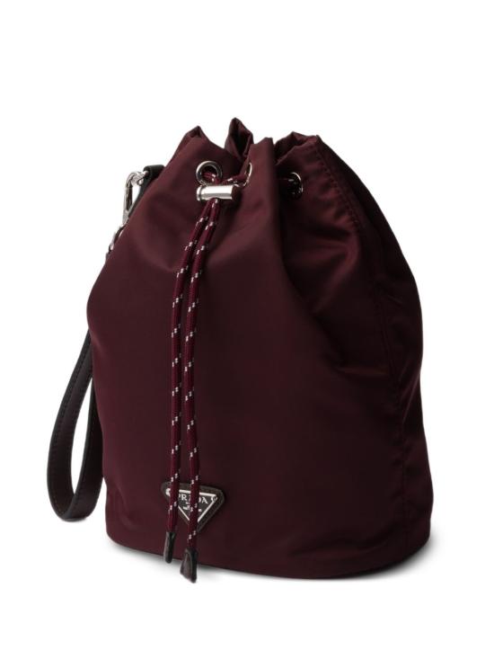 26SS 프라다 스피드락 리나일론 앤 레더 파우치 2NE0672HE1 F0007 BURGUNDY - PRADA