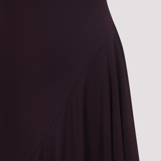 26SS 알라이아 롱 원피스 AA9R3005J090C 332 BURGUNDY - ALAIA