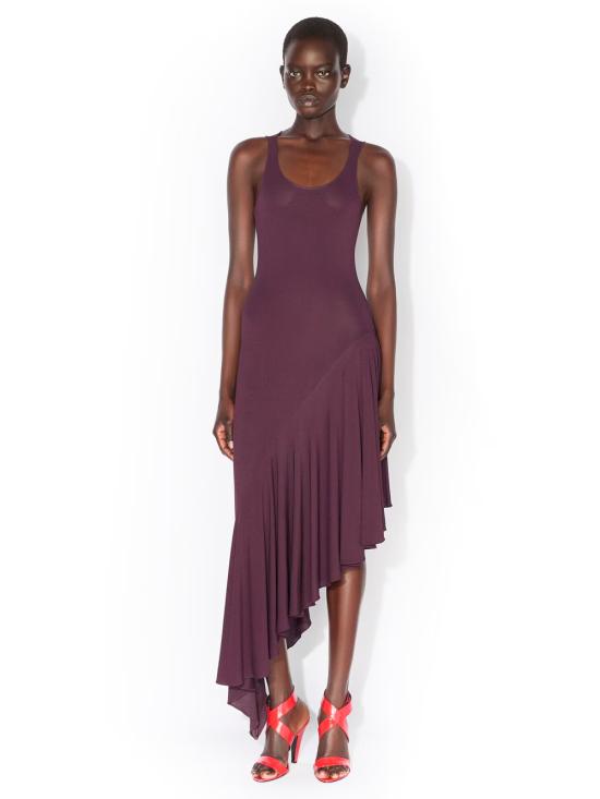 26SS 알라이아 롱 원피스 AA9R3005J090C 332 BURGUNDY - ALAIA