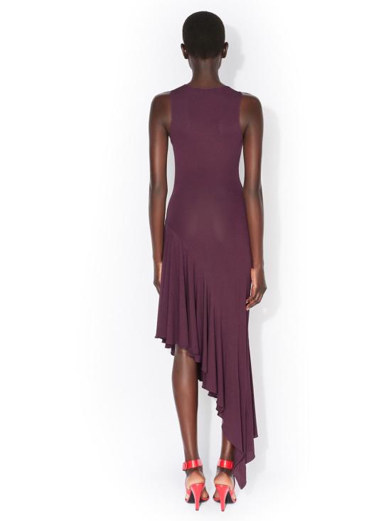 26SS 알라이아 롱 원피스 AA9R3005J090C 332 BURGUNDY - ALAIA