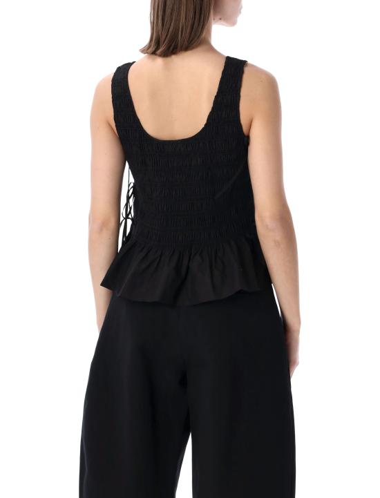 26SS 가니 민소매 티셔츠 W0565 099 BLACK - GANNI