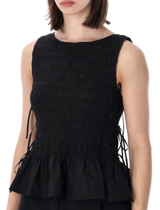 26SS 가니 민소매 티셔츠 W0565 099 BLACK - GANNI