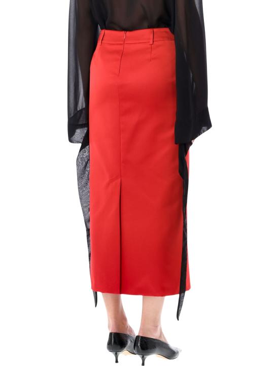 26SS 더프랭키샵 롱 스커트 SKFS21493700 RED - THE FRANKIE SHOP